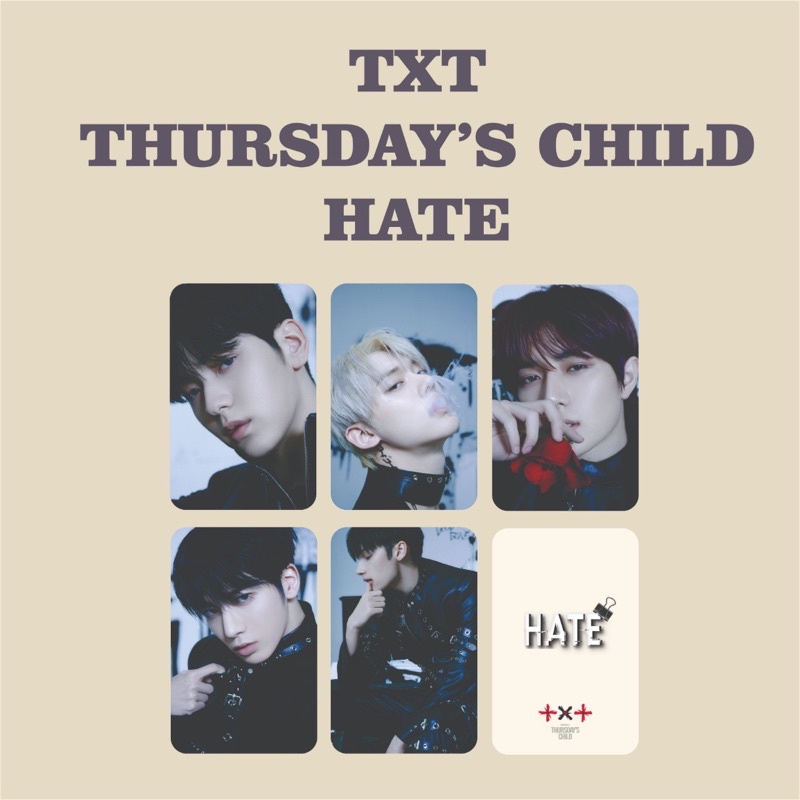 PHOTOCARD TXT THURSDAY'S CHILD NEW ALBUM