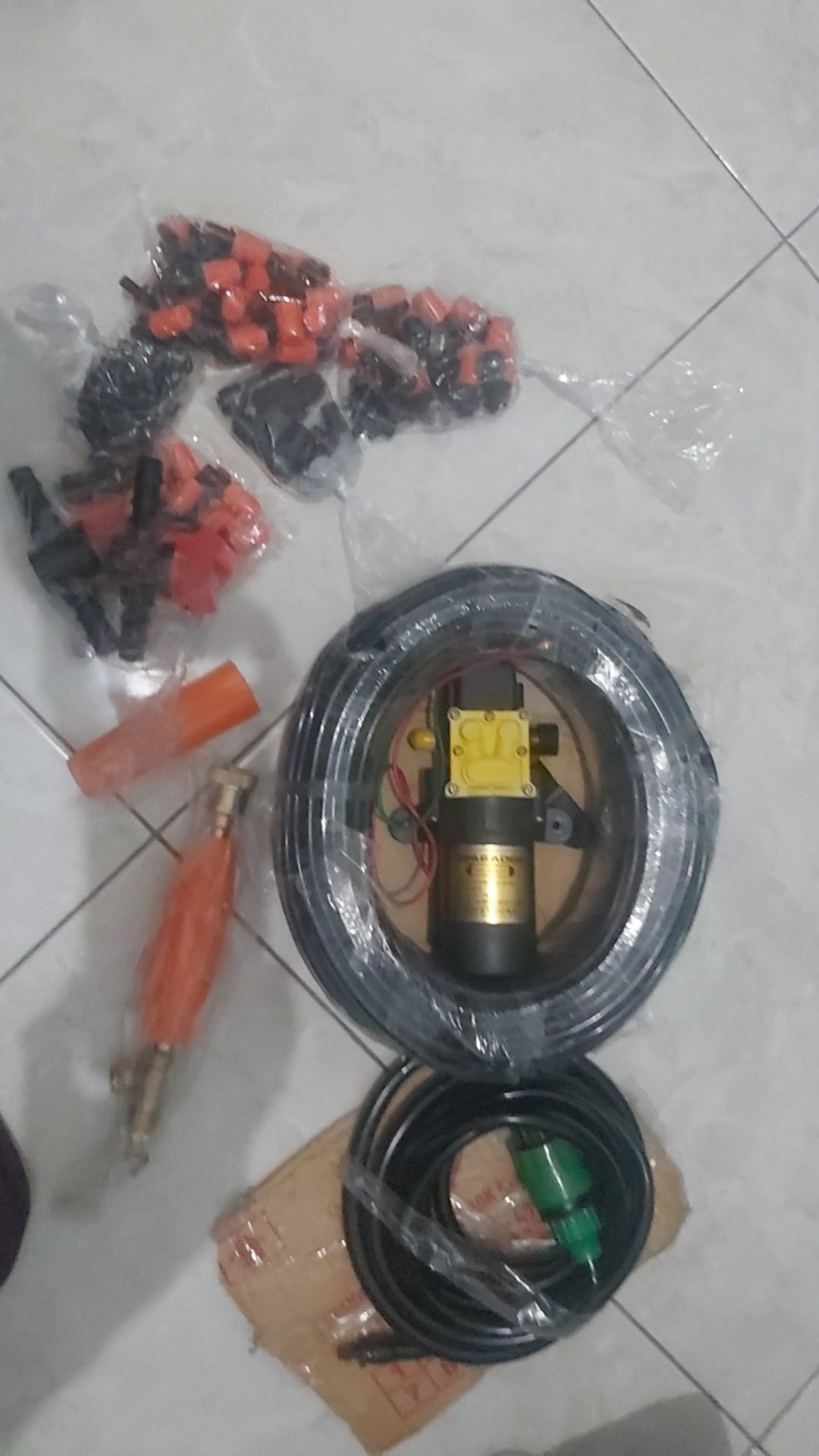 Selang Pe 4 X 6mm 1roll 50 Meter Alat Siram Hose Irigasi Hidroponik Fertigasi Sprayer Misting Hdpe T