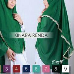 ℮ Jilbab Kinara Renda Premium / Kinara Renda Jumbo / Jilbab Kinari Renda ✶