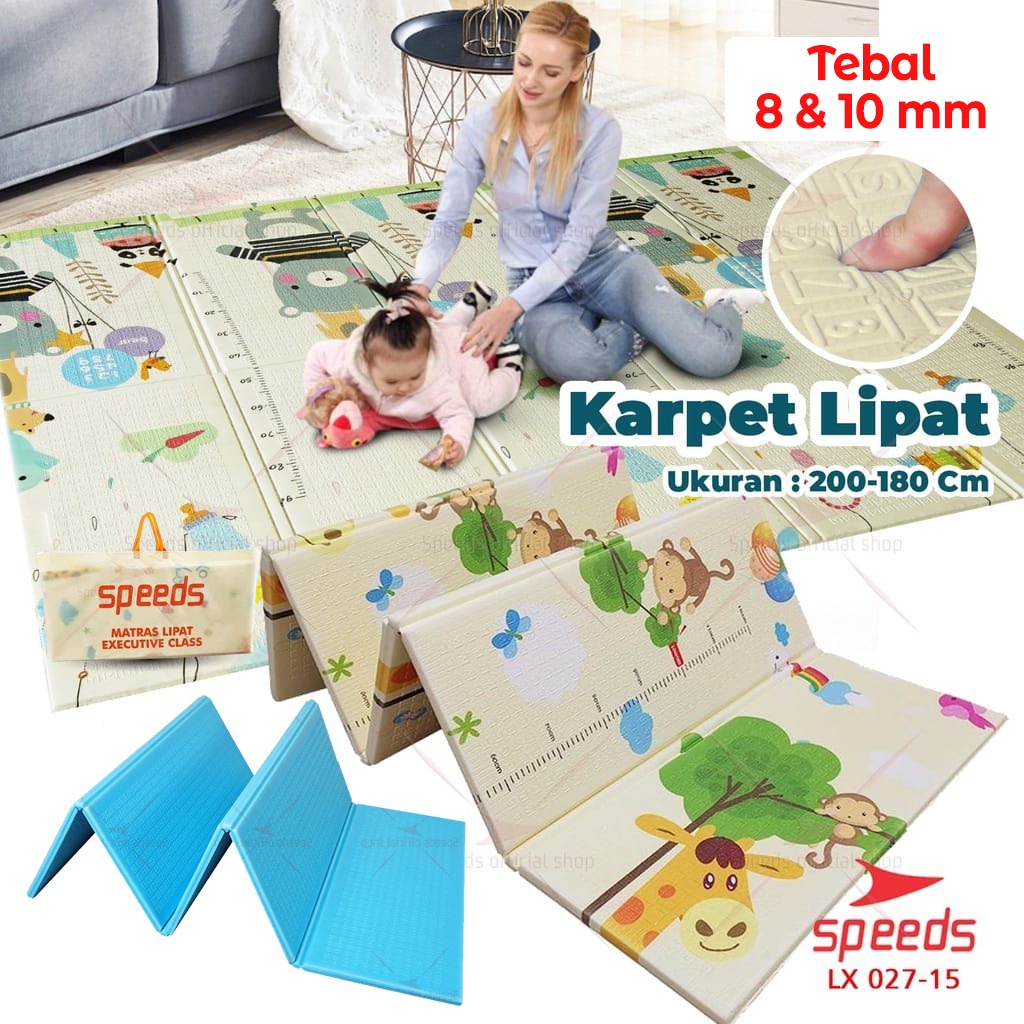 Jual Doritoki x Speeds Playmate Playmat Anak Lipat Anak Xpe Matras Bayi