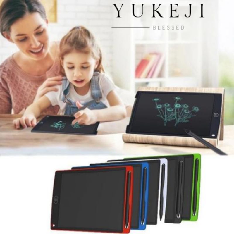 Papan Tulis Lcd Anak Gambar Writing Drawing Tablet Pad Mainan Edukasi Anak