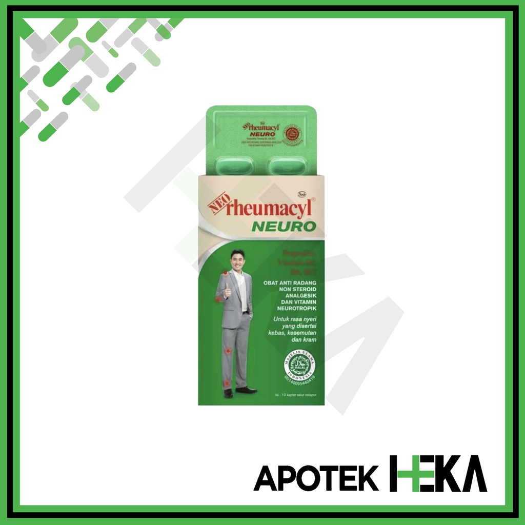 Neo Rheumacyl Neuro Kaplet - Nyeri Kebas Kesemutan Kram Box isi 12x10 (SEMARANG)