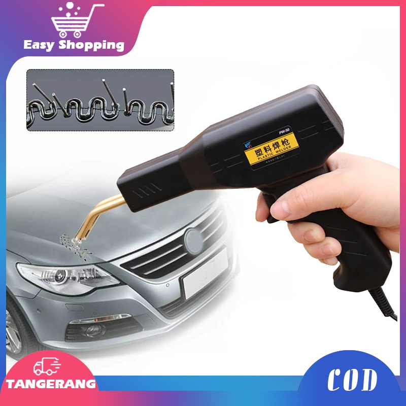 Plastic Welding Gun Portable Mesin Las Plastic Mini Stapler Las Untuk Perbaikan Bumper Mobil