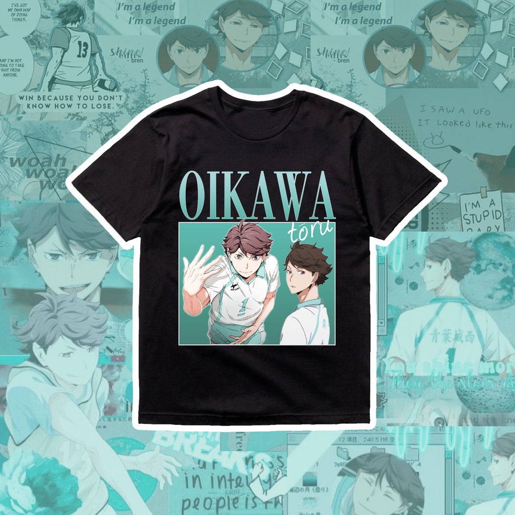 OIKAWA TORU HAIKYUU | Kaos Anime Manga Merchandise T-Shirt