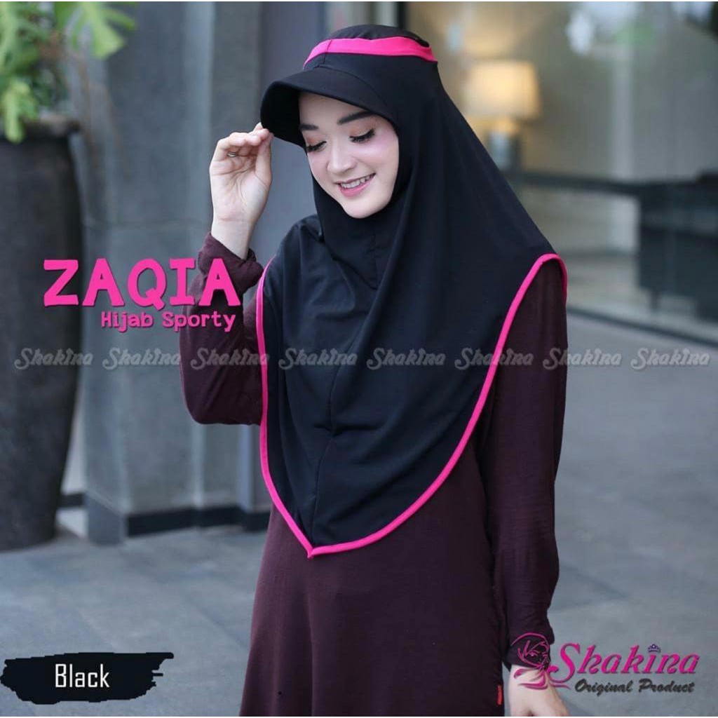 Zaqia List Hijab Sporty - hijab murah / kerudung / hijab sporty / sproty hijab / sporty