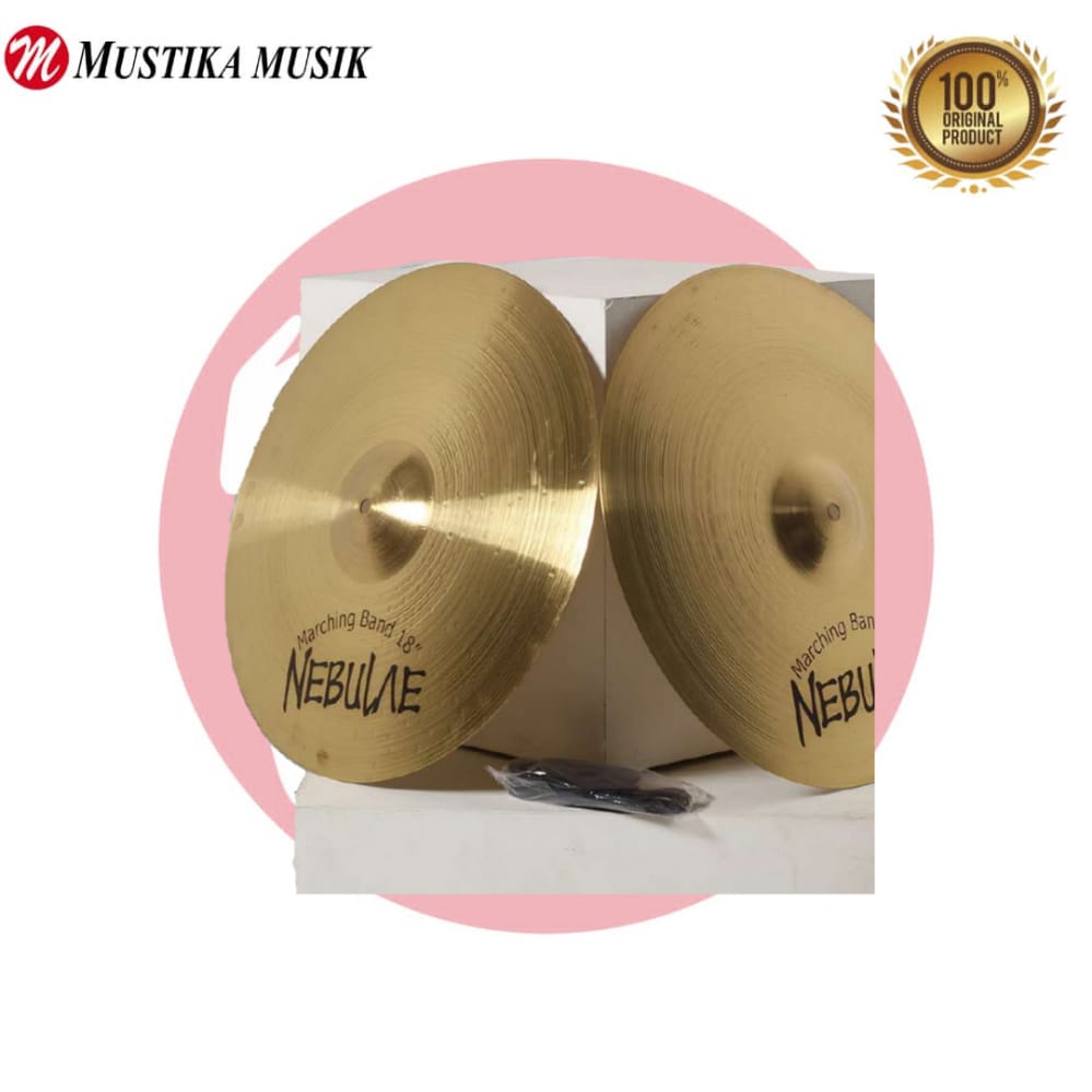 Cymbal Nebulae Marching Band 16" + Straps