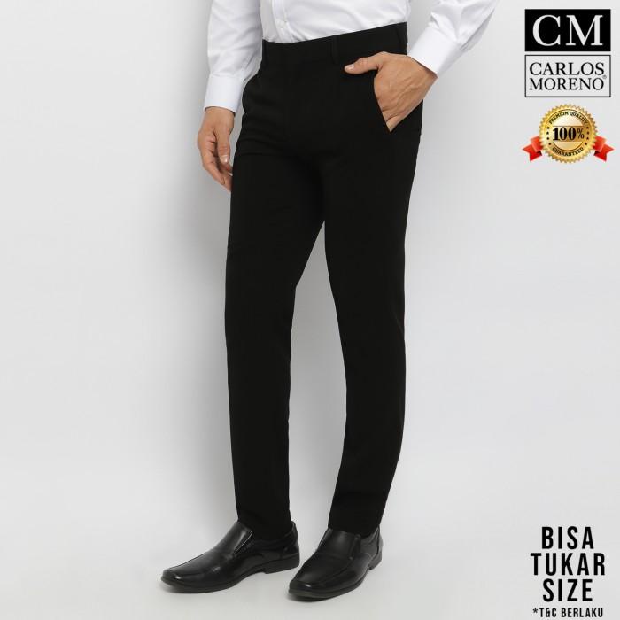 Celana Carlos Moreno Celana Panjang Pria Formal Kantor Slimfit Cjsf 82001