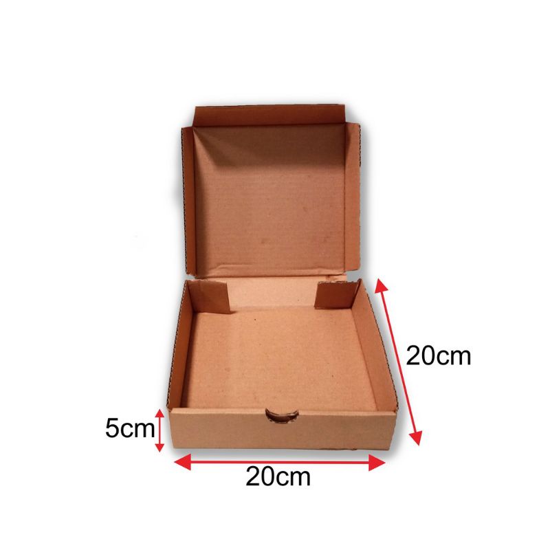 

kardus corrugated size 20x20x5 ready stok/kardus tebal die cut/kardus hampers/kardus pizza/kardus murah