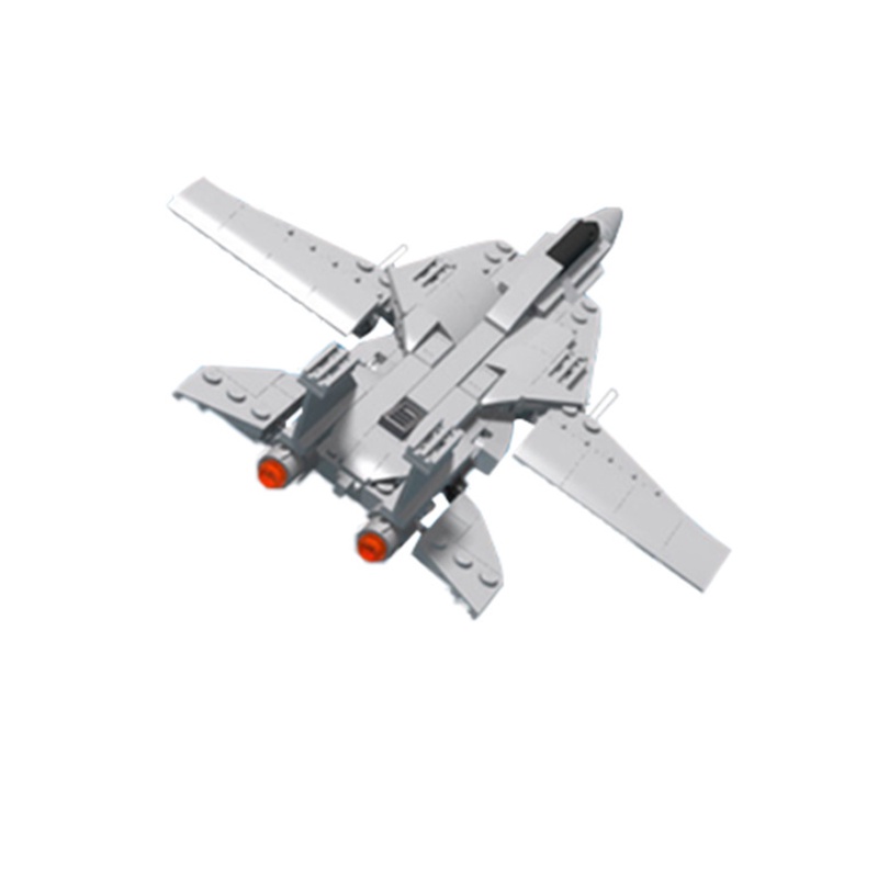 Top Gun Military 202pcs F14 Pesawat Tempur Model Blok Bangunan Mainan Edukasi Anak