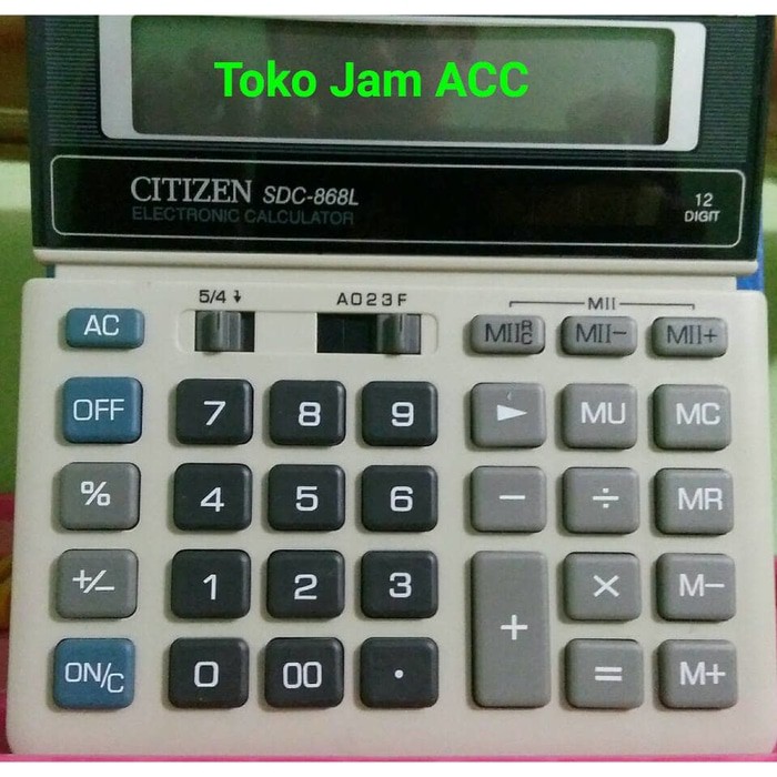 

Kalkulator Citizen SDC-868L