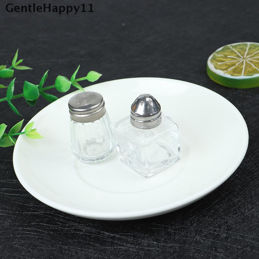 Gentlehappy 2Pcs / Set Mainan Miniatur Botol Bumbu Skala 1: 12 Untuk Dekorasi Dapur Rumah Boneka