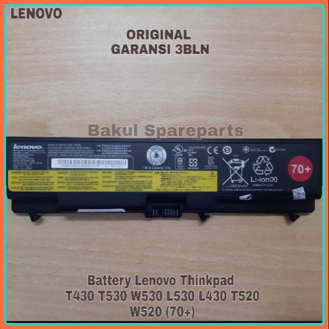 Baterai Original Lenovo Thinkpad  T410 T420 T430 T530 L410 L412 L420 L430 W530 L530 L430 T520 W520