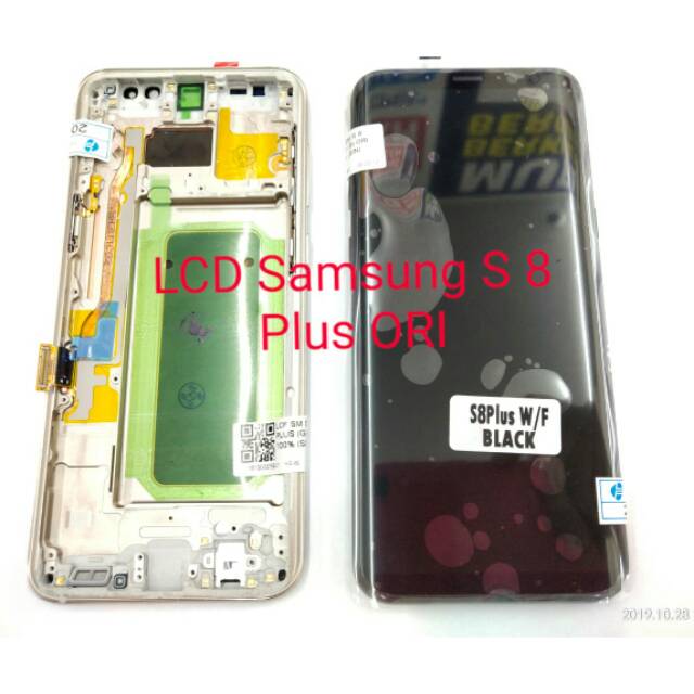 LCD touchscreen frame Samsung galaxy s 8 plus original