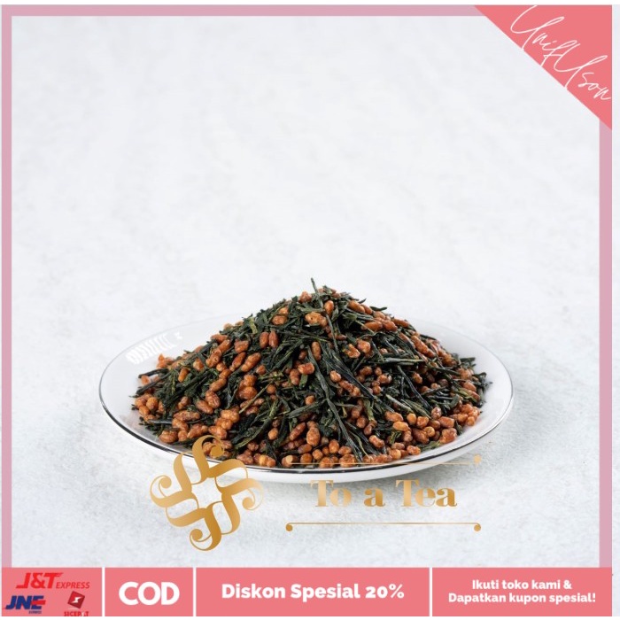 

⭐COD⭐ KAZU (Sencha) Genmaicha - 100% Japanese Roasted Rice Green Tea 500g