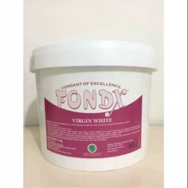 

Fondx / Fondant /Pondan / Pondex / Virgin White 125gr r
