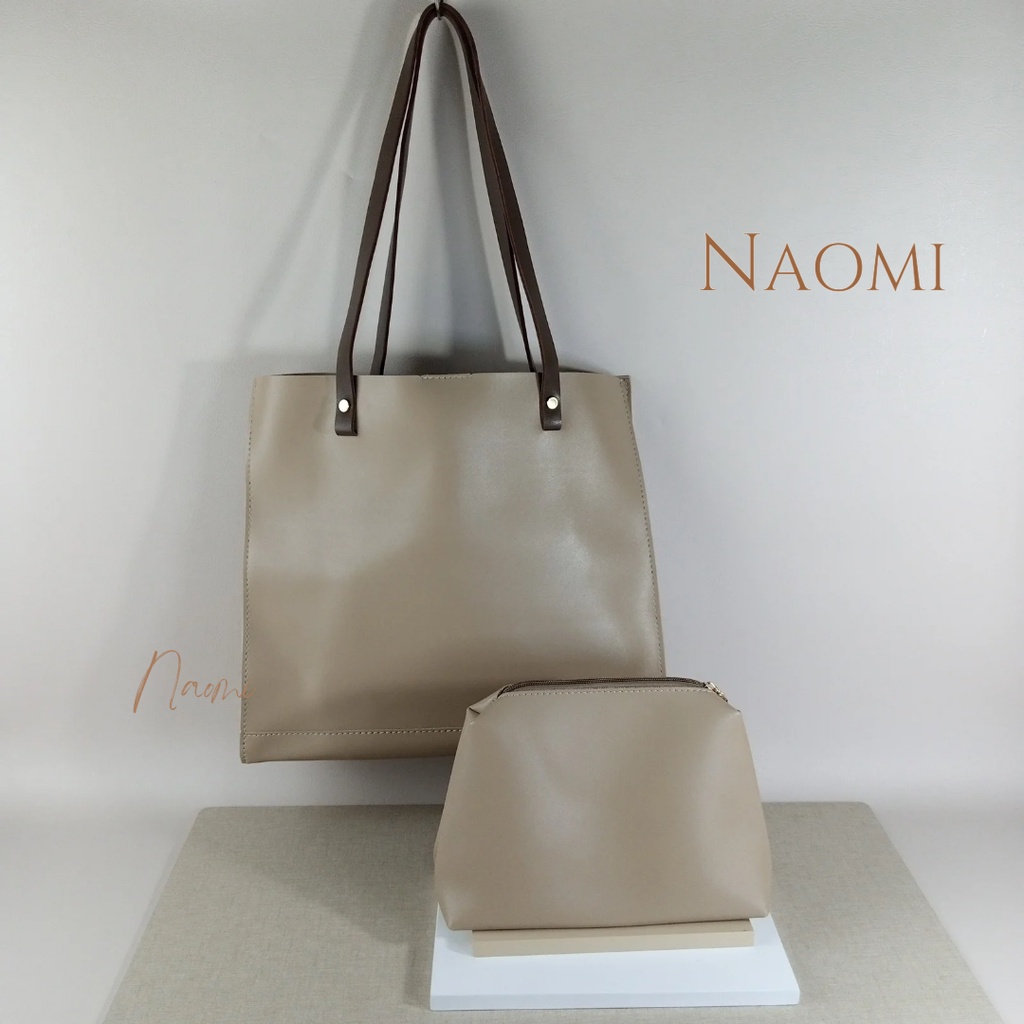 NAOMI - Amarilis Hand Bag Wanita - Import Tas Kerja Kulit Sintetis - Fashion Bag Wanita - Tas Traveling - Tas Naomi - Naomi Bag