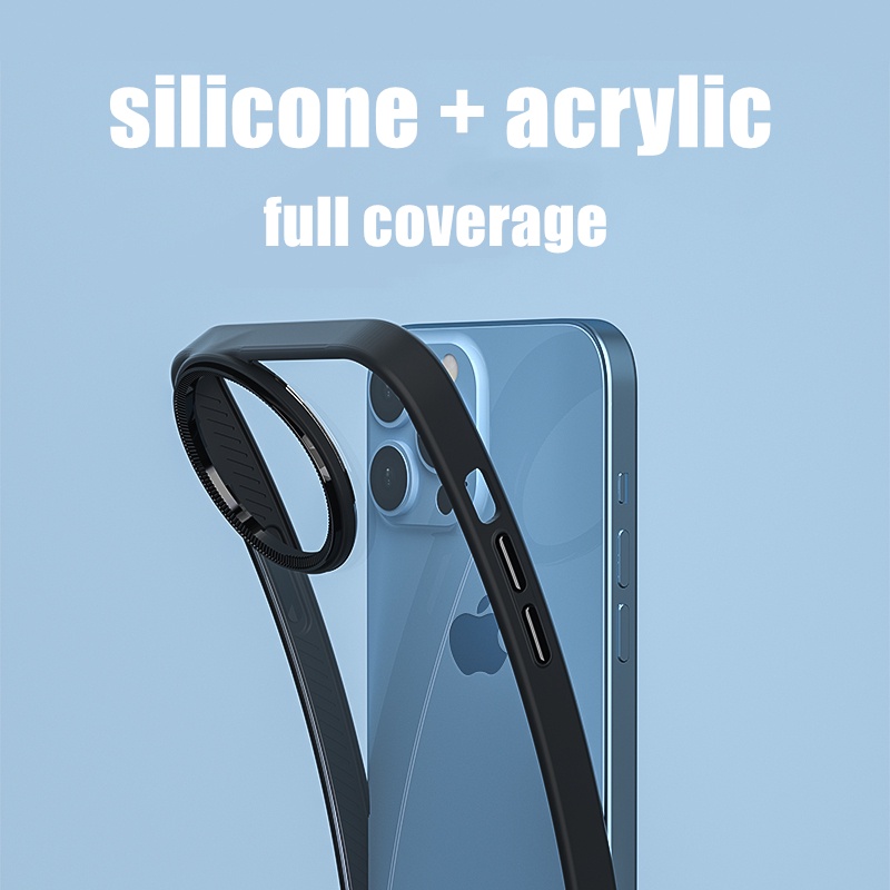 Case Bahan Silikon matte Dengan Lensa Mata Besar Untuk iPhone 11 Pro MAX 12 Pro MAX 13 Pro MAX