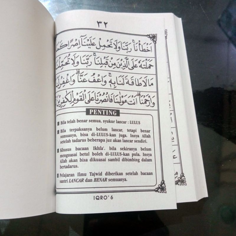 buku iqro kecil ukuran 10x14 cm free kalam 1