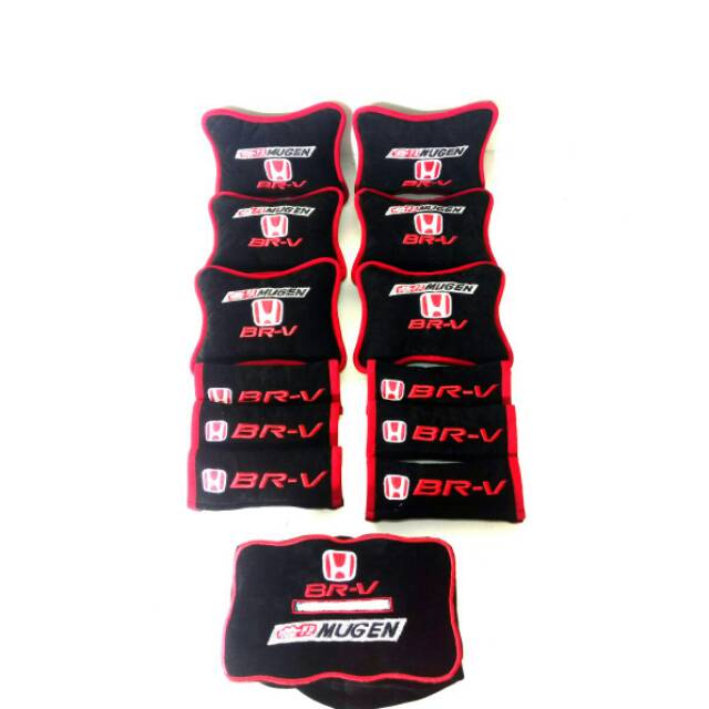 Honda BRV Mugen bantal aksesoris mobil