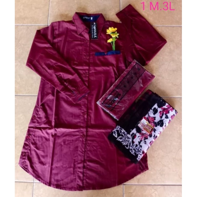 Tunik Hara / BAJU SANTRI PUTRI / DRES BAJU ATASAN SANTRI