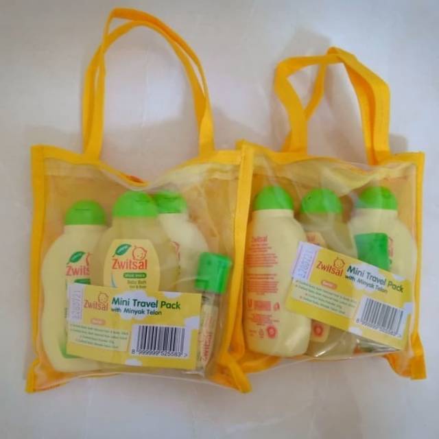 ZWITZAL Mini Travel Pack Toiletries Bayi Sabun Bedak Telon Bayi