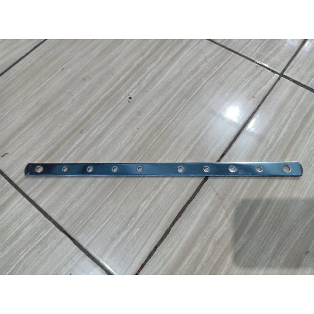 PENGGARIS BESI CHROME PANGKON KNALPOT RACING UNIVERSAL