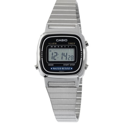 LA670WA-1D Jam Tangan Digital Vintage Wanita Casio Asli Original