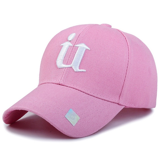 Topi Baseball Pria Wanita Dewasa Aksen Huruf U Casual Cap Outdoor Sport Golf Bahan Katun kualitas import TTZ