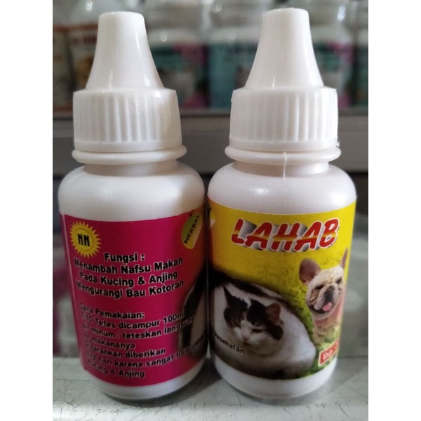 LAHAB 30 ml - Menambah Nafsu Makan Pada Kucing &amp; Anjing