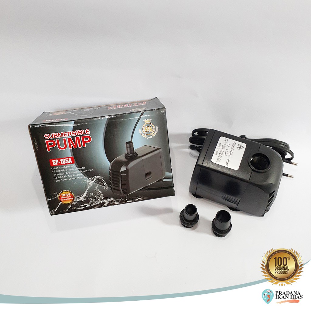 Pompa Air Aquarium Celup / Submersible Pump SPA SP-105A