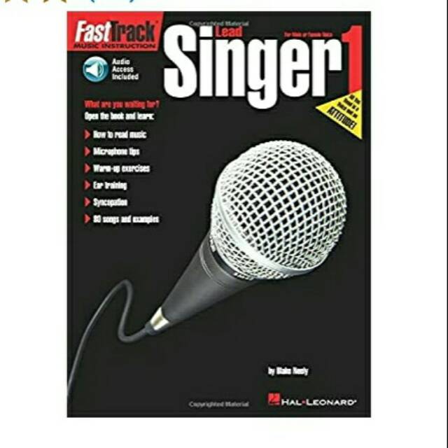 Buku vocal Fasttrack Lead Singer Method book 1 or book 2 Fast track lead singer buku vokal