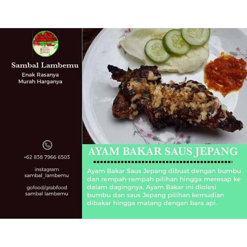 

Ayam Bakar Saos Jepang