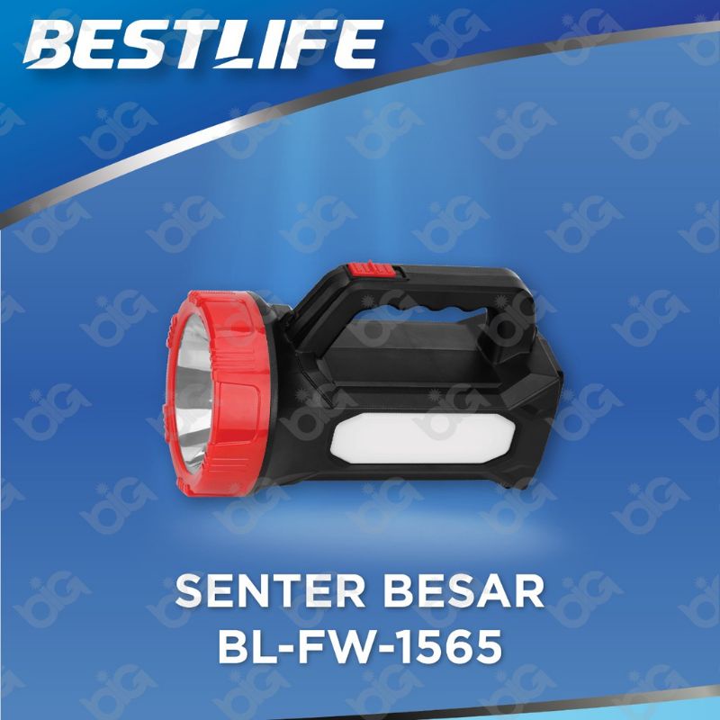 SENTER BESAR 15 W + 18 SMD LED BESTLIFE BL-FW-1565