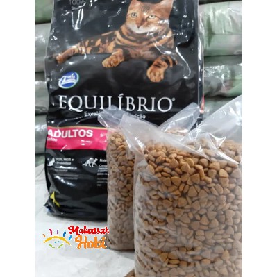 Makanan Kucing EQUILIBRIO ADULT Dewasa Cat Food Repack 1kg 1 Kg