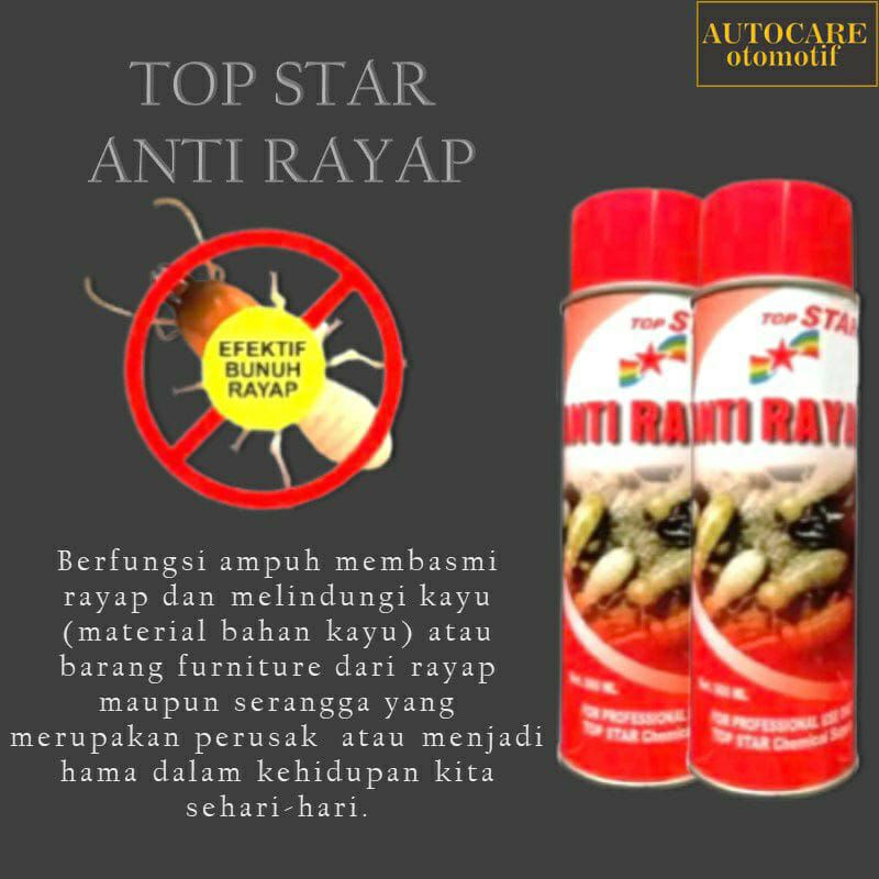 Obat Anti Rayap Semprot Untuk Kayu, Meja, Bangku, Lemari Dll 500ML