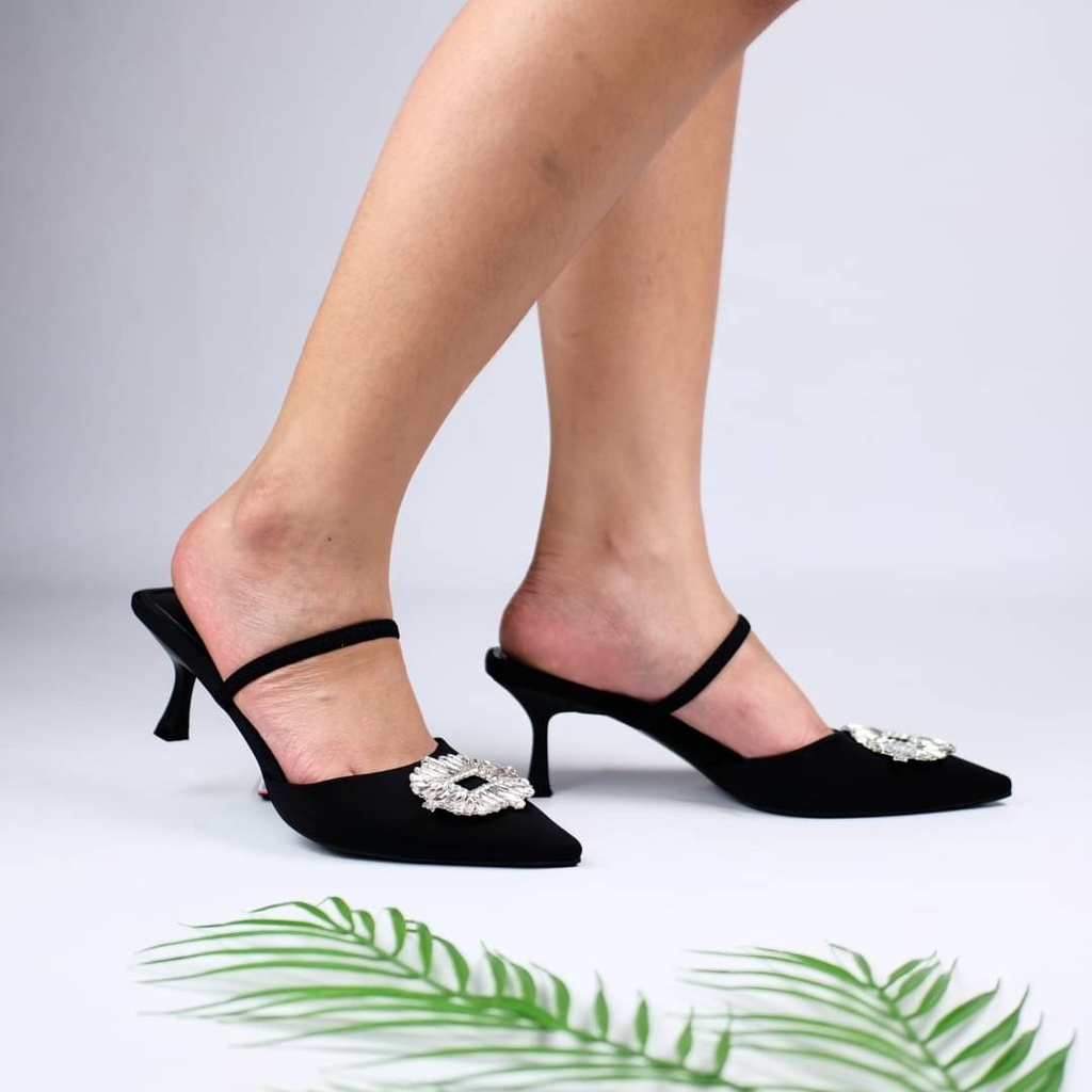 [7.7 Boombastis Sale⚡] - SEPATU WANITA PESTA HIGH HEELS SHOES ZS443 PREMIUM IMPORT