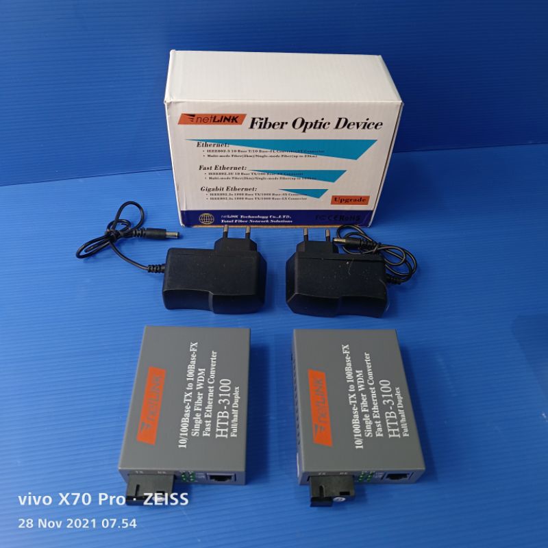 htb 10/100/htb A dan B media converter