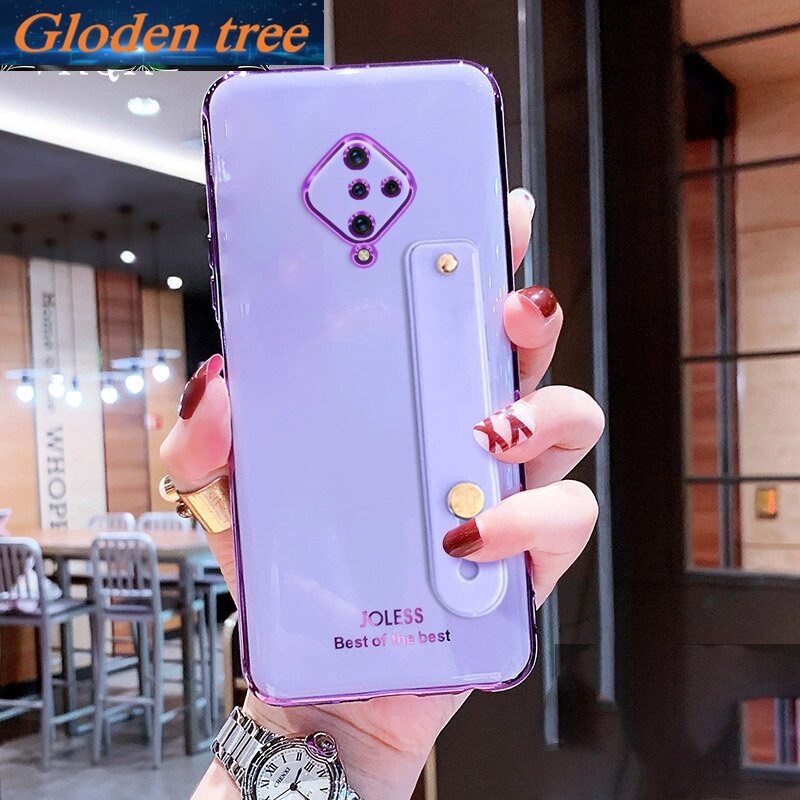 Casing Handphone VIVO S1 Pro Y9S Motif Pohon Emas