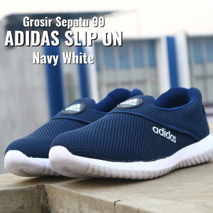 terbaru   Sepatu Sneakers Adidas Tubular Slip on Slop Untuk Harian Pria Wanita