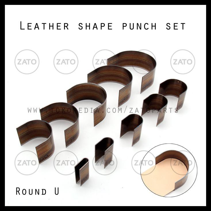 

Round U Leather Shape Punch Set - Pisau Pon - Leather Tools