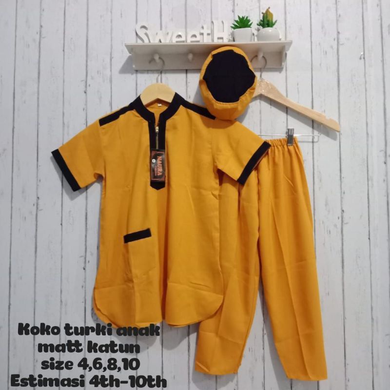 BAJU KOKO ANAK LAKI LAKI KOKO KURTA ANAK SETELAN KOKO ANAK