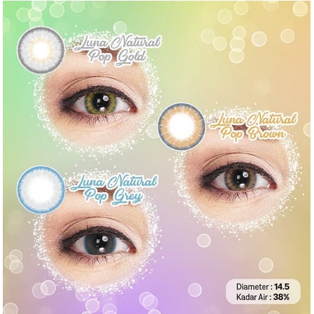 SOFTLENS TOPGEL LUNA NATURAL POP GOLD ( MINUS 0.50 S,D -6.50 )