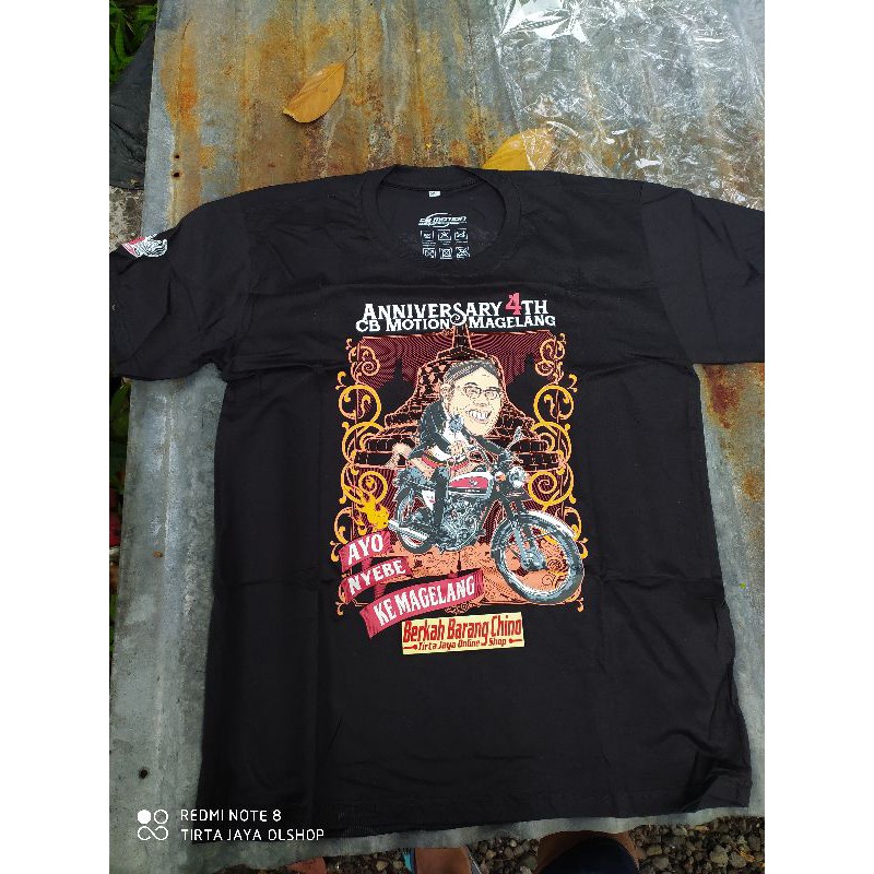 kaos anniversary cb motion cb magelang cb indonesia