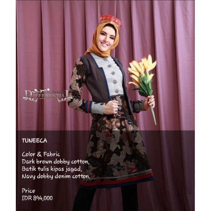 Preloved Tuneeca batik size M