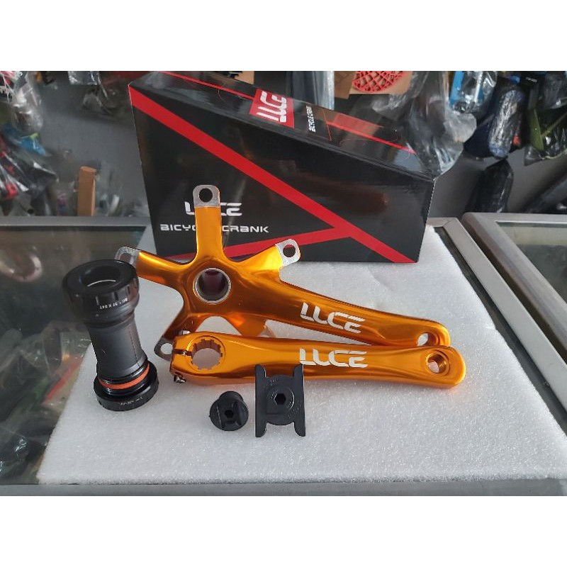 CRANK ARM LUCE HT2 GOLD SEPEDA LIPAT