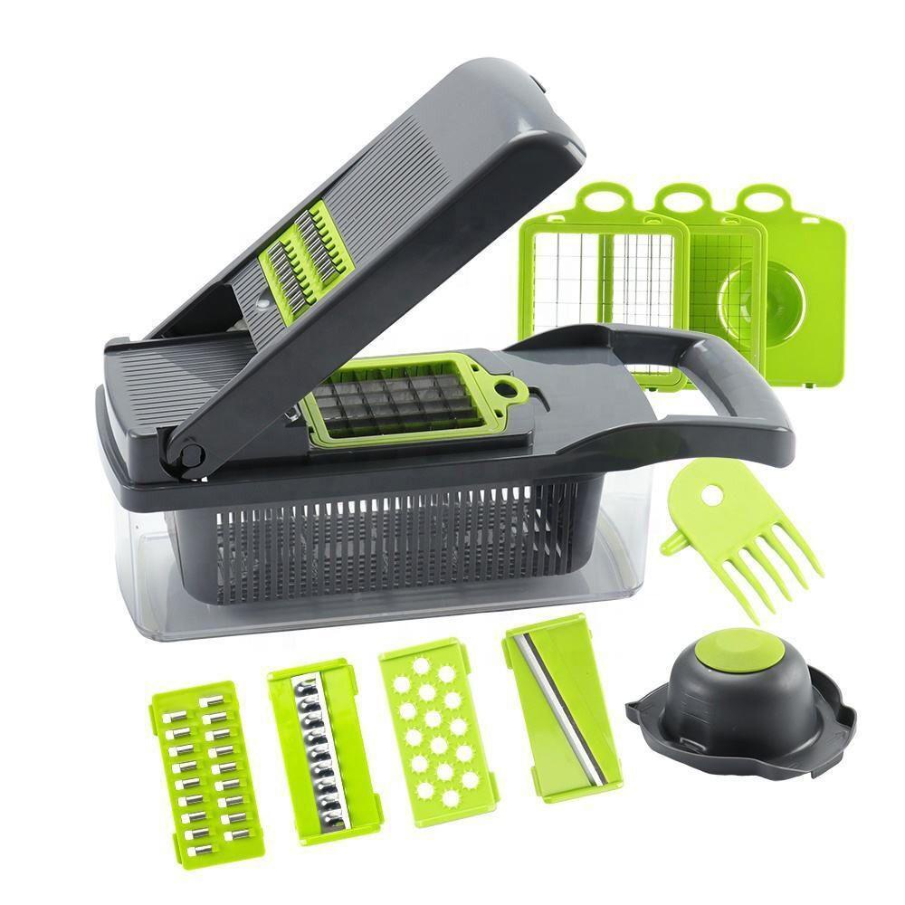 Top Vegetable Slicer Multifungsi Gadget Dapur Alat Buah &amp; Sayur Parutan Lobak