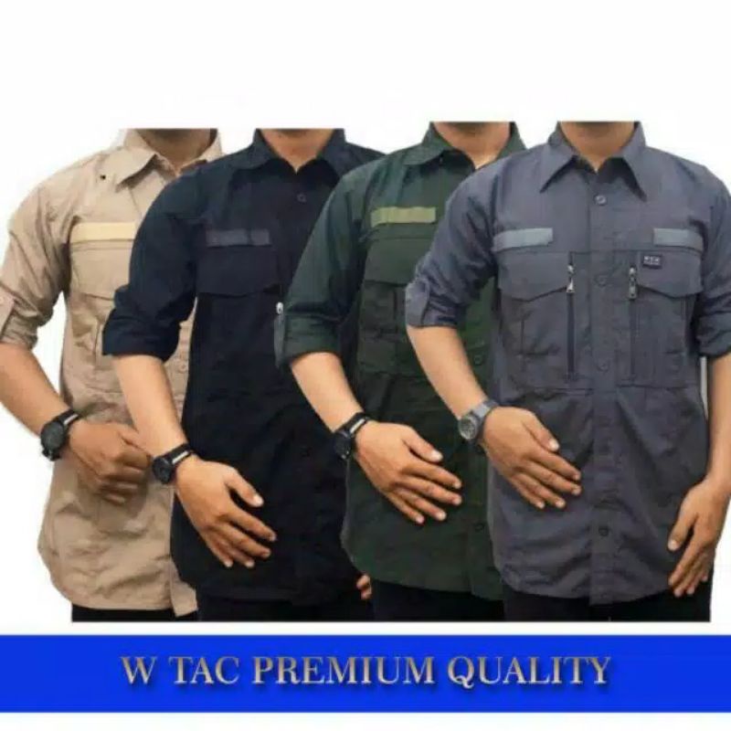 Kemeja tactical w-tac Lapangan kerja pria outdor