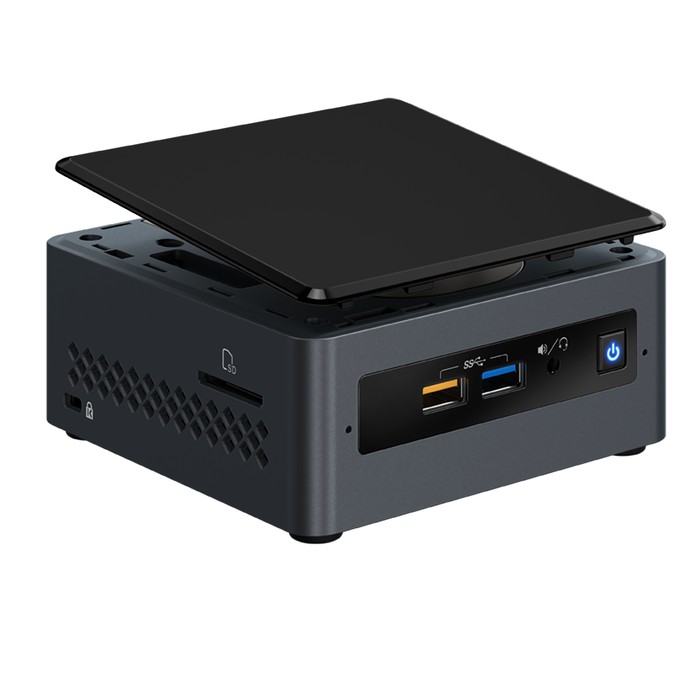 Intel NUC 7CJYH (Full Set) - Intel Celeron J4005 + SSD 120GB + RAM 8GB + Windows 10 ORI