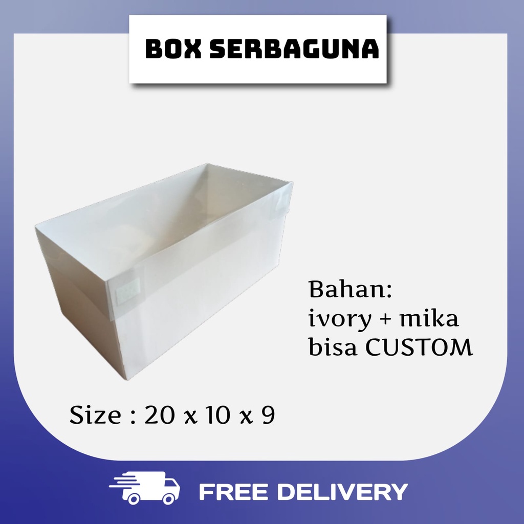 

Box / Dus / Kotak kue bolu gulung, lapis legit, brownies bisa CUSTOM