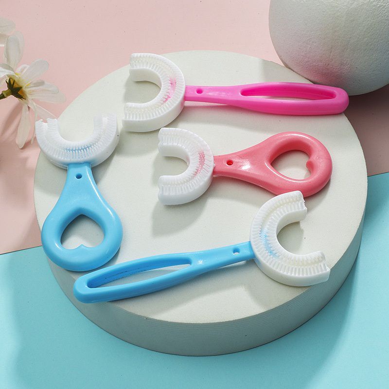 Sikat Gigi anak tipe U bahan silikon / Perlengkapan Toothbrush Training Anak / Pasta gigi non flouride / sikat gigi silikon bpa free